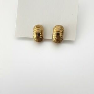 Elegant Gold-Toned Women's Earrings
